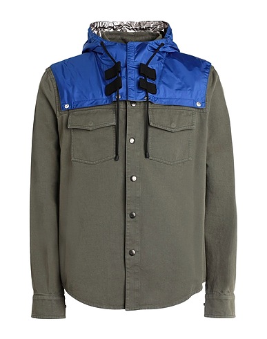 VALENTINO GARAVANI Camicia di jeans Verde militare 100% Cotone