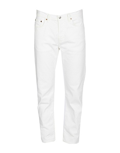 ACNE STUDIOS Denim trousers White 98% Cotton, 2% Elastane