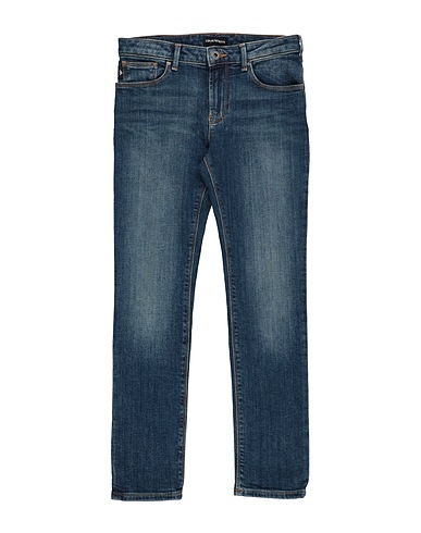 EMPORIO ARMANI Denim trousers Blue 98% Cotton, 2% Elastane