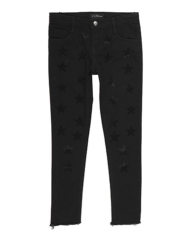 JOHN RICHMOND Denim trousers Black 98% Cotton, 2% Elastane