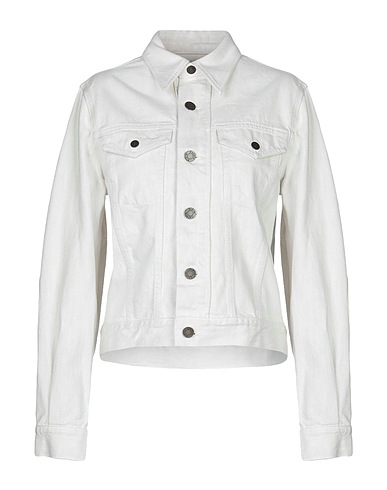 CALVIN KLEIN 205W39NYC Denim jacket Light grey 100% Cotton