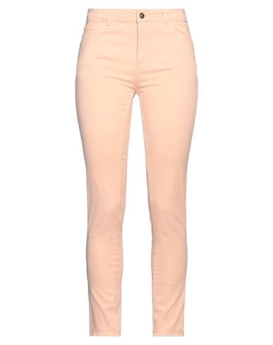 Shop Scee By Twin-set Scee By Twinset Woman Pants Salmon Pink Size 27 Cotton, Elastane