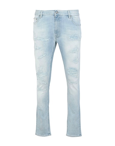 TOMMY HILFIGER Denim pants LEWIS HAMILTON DISTR DENIM PANTS
 Blue 93% Cotton, 5% Polyether, 2% Elastane