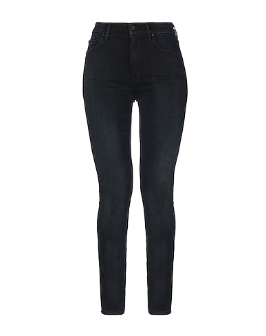 MOTHER Denim trousers Black 92% Cotton, 6% Polyester, 2% Elastane