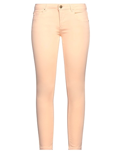 SILVIAN HEACH Denim pants Apricot 66% Cotton, 29% Polyester, 5% Elastane