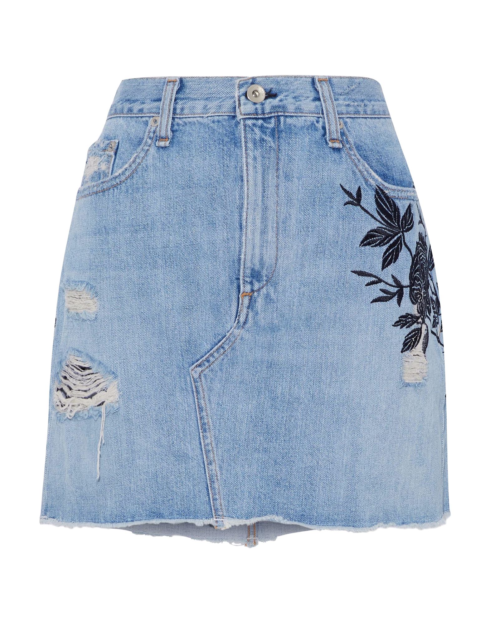 rag & bone denim skirt