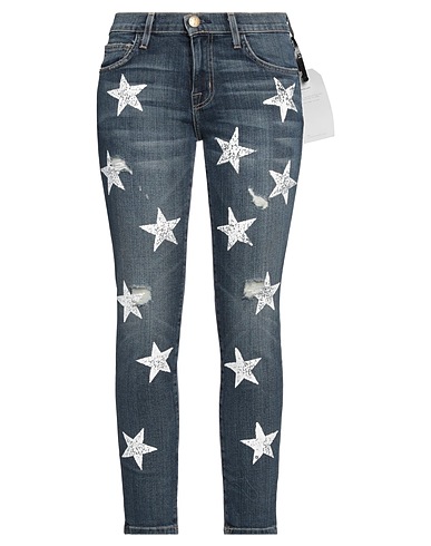 CURRENT/ELLIOTT Denim pants Blue 90% Cotton, 6% Polyester, 4% Elastane