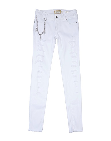 MET JEANS Denim trousers White 72% Lyocell, 13% Polyester, 13% Cupro, 2% Elastane