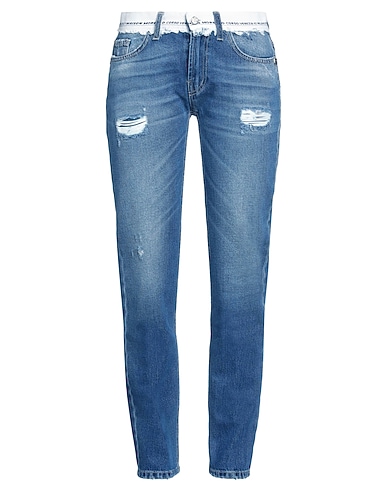 FRANKIE MORELLO Jeans straight BLU 100% Cotone
