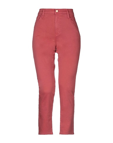 J BRAND Denim trousers Brick red 89% Cotton, 9% Polyester, 2% Polyurethane