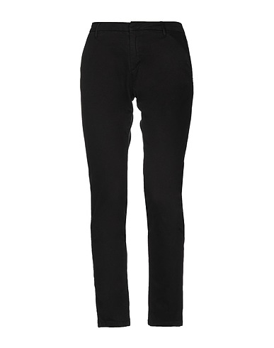 REIKO Pantalone Nero 97% Cotone, 3% Elastan