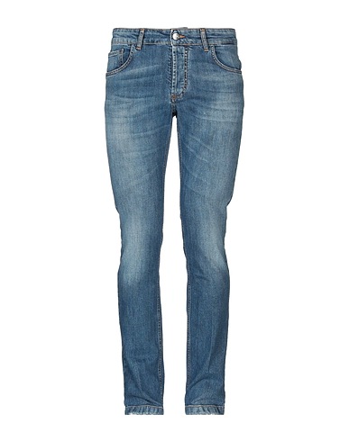 ENTRE AMIS Denim trousers Blue 98% Cotton, 2% Elastane