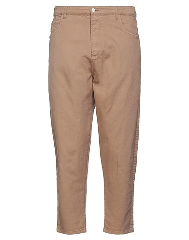 OFFICINA 36 Denim trousers Camel 97% Cotton, 3% Elastane