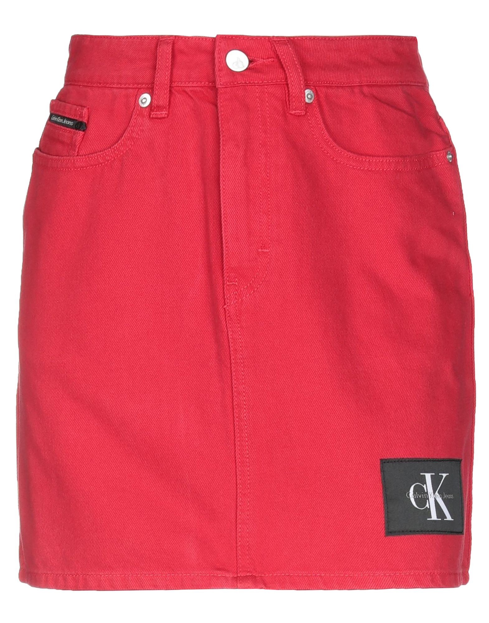 calvin klein denim skirt