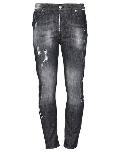 PATRIÒT Джинсовые брюки Чёрный 98% Хлопок, 2% Эластан