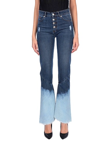 EACH X OTHER Pantaloni jeans Blu 100% Cotone
