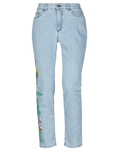 MR & MRS ITALY Denim pants Blue 93% Cotton, 5% Polyester, 2% Elastane