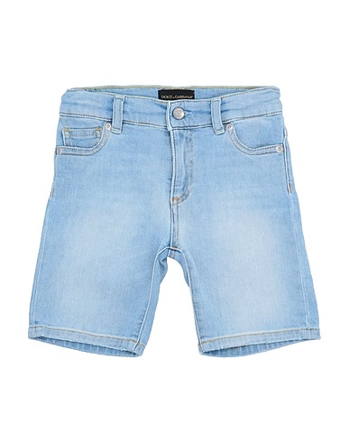 DOLCE&GABBANA Denim shorts Blue 98% Cotton, 2% Elastane, Calfskin