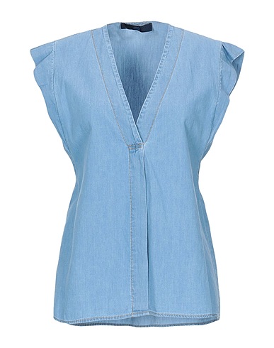 ZOOM BLUE LES COPAINS - Denim shirt