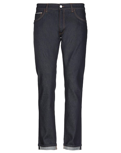 DANIELE ALESSANDRINI Denim pants Blue 94% Cotton, 5% T-400 fiber, 1% Elastane