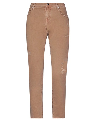 JACOB COHЁN Denim trousers Camel 90% Cotton, 8% Polyester, 2% Elastane
