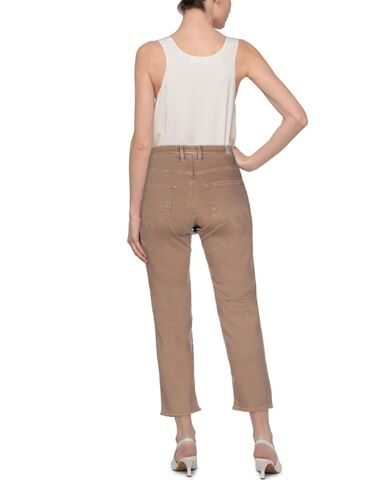 Shop Jacob Cohёn Woman Jeans Camel Size 28 Cotton, Polyester, Elastane In Beige