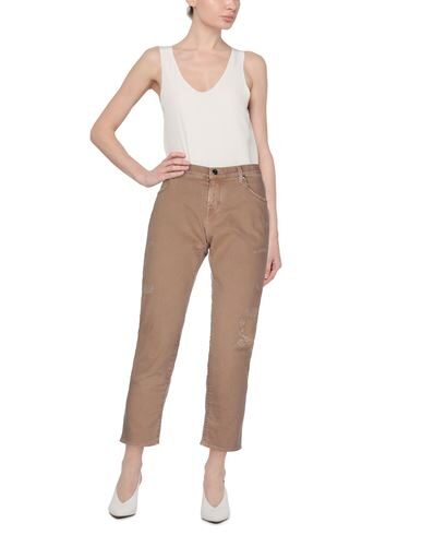 Shop Jacob Cohёn Woman Jeans Camel Size 28 Cotton, Polyester, Elastane In Beige
