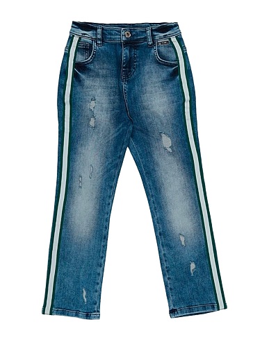 TWINSET Denim trousers Blue 98% Cotton, 2% Elastane