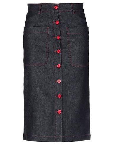 HAIKURE Denim skirt Blue 98% Cotton, 2% Elastane