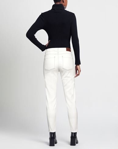 Merci .., Woman Jeans White Size 29 Cotton, Elastane In White