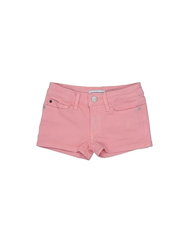 CALVIN KLEIN JEANS Denim shorts Pink 98% Cotton, 2% Elastane