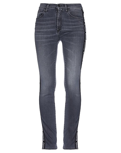 MARCELO BURLON Denim trousers Lead 92% Cotton, 6% Elastomultiester, 2% Elastane, Polyamide, Other Fibres