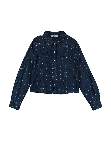 TWINSET Camicia di jeans Blu 85% Lyocell, 15% Cotone