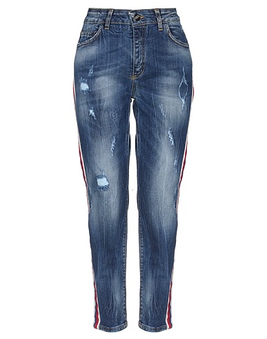 REVISE CONCEPT Denim trousers Blue 98% Cotton, 2% Elastane