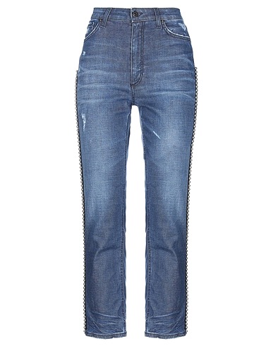 DONDUP Denim trousers Blue 95% Cotton, 3% Elastomultiester, 2% Elastane