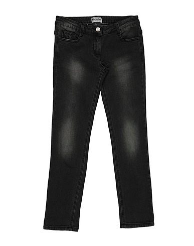 MAËLIE Denim trousers Black 96% Cotton, 4% Elastane