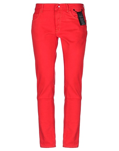 BEN TAVERNITI™ UNRAVEL PROJECT Denim pants Red 100% Cotton
