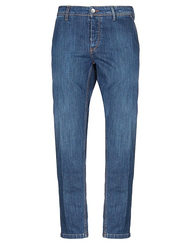 RE_HASH Denim trousers Blue 98% Cotton, 2% Elastane