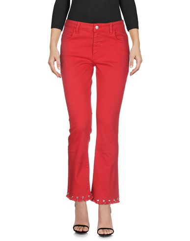 Shop Pinko Uniqueness Woman Jeans Red Size 27 Cotton, Elastane