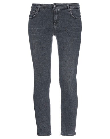 DONDUP Denim pants Charcoal 95% Cotton, 4% Polyester, 1% Elastane
