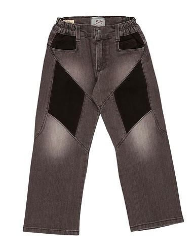 9.2 BY CARLO CHIONNA Denim pants Cocoa 98% Cotton, 2% Elastane, Polyester, Polyurethane