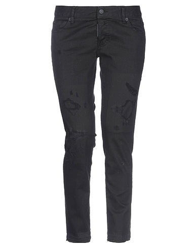 DSQUARED2 Denim trousers Black 98% Cotton, 2% Elastane