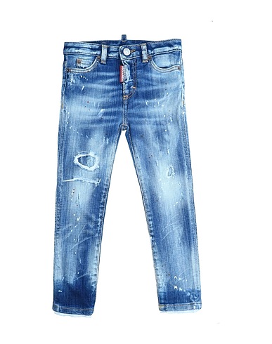 DSQUARED2 Denim trousers Blue 98% Cotton, 2% Elastane