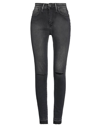 NOIR AND BLEU Jeans Schwarz 93% Baumwolle, 5% Elastomultiester, 2% Elastan