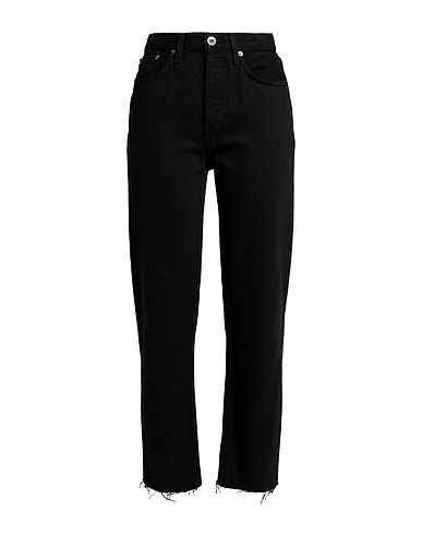 RE/DONE Denim pants Black 100% Cotton