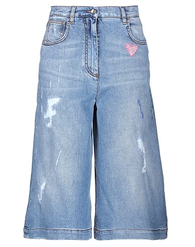 DOLCE&GABBANA Denim pants Blue 98% Cotton, 2% Elastane, Glass, Polyester, Silk