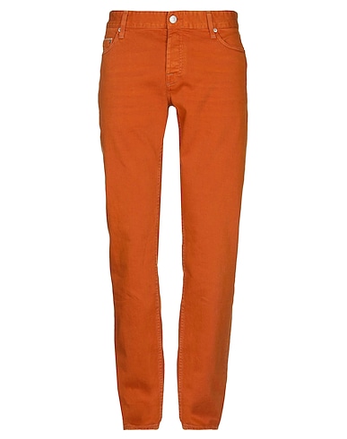 CARE LABEL Denim pants Rust 98% Cotton, 2% Elastane
