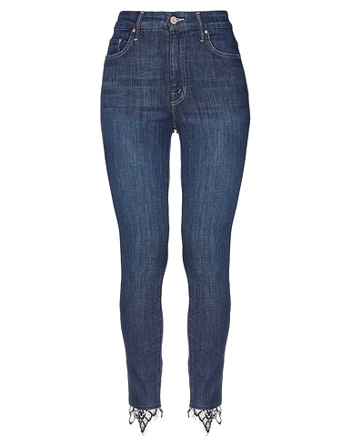 MOTHER Pantalones vaqueros Azul marino 93% Algodón, 6% Poliéster, 1% Elastán