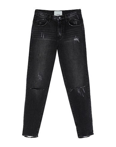 ONE TEASPOON Denim trousers Black 100% Cotton