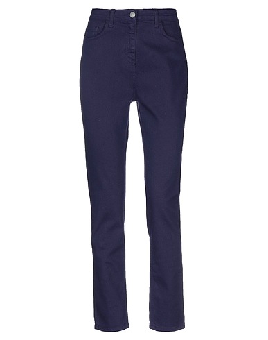 VICOLO Denim pants Purple 99% Cotton, 1% Elastane